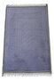 Soft Velvet Textured Plush Prayer Rug Purple - 3