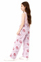 Girls' Pajama Bottoms with Elastic Waist and Rabbit Print - 2