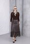 Tasseled Leather Long Skirt - 3
