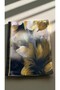 Aura Series Floral Pattern Cotton Digital Soft Shawl - Yellow - 6