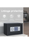 ET520 Electronic Safe Box, (20x31x20cm), Steel Security Safe with Digital Lock, 4.1kg Black - 8