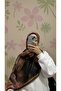 Aura Series Floral Pattern Cotton Digital Soft Shawl - Honey Color