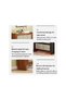 Slim Rattan Style Black 3 Door Shoe Cabinet Modern Flip Down Design 68x17x121cm - 3