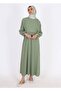 Lace-Up Nursing Dress Postpartum Period - Nursing Clothing