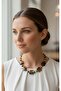 Bohemian Authentic Baguette Acrylic Special Design Necklace - 2