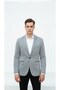 PlusScorpion Gray Men's Italian Cut Blazer Jacket – Navy Detailed, Sleeve Patches, Slim Fit Stylish Taste - 2