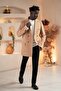 Italian Collar Woolen K Double-Breasted Cashmere Coat - 2