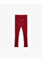 Cotton Leggings with Elastic Waistband and Label Detail - 2
