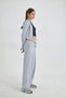 Women's Custom Made Modal Fabric Double Zipper Hooded Cardigan Gray - 5