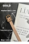 Glint Rectangular Patterned Suede Women's Gold Buckle Belt Jacket Belt Dress Belt Trouser Belt - 4