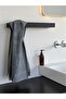 Authentic Series Color Anthracite 2-Piece Towel Set 50X100 cm Extra Soft Textured Hand Towel - 7