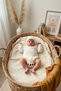 Baby Girl-Boy Stitch-Free Oversized Knitwear Sweater and Hat Set - Buttoned Bottom Raglan Sleeve 2-Piece Set - 5
