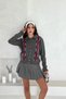 Baklava Patterned Polo Neck Knitwear Cardigan Aw25Hi0056 - 6