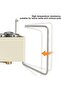 Portable Camping Stove - 8000W Lightweight Backpacking Burner (Beige) - 7