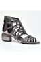 Ab13 Zippered Heeled Shoes-Platinum - 28 - 3
