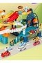 Dinosaur Space Track Toy Car Ramp Play Set with 4 Mini Racer Cars - 3
