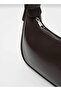 Oval Baguette Shoulder Bag Bitter Coffee - 2