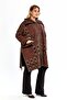 Knitwear Women's Plus Size Thick Hooded Wool Warmth Zippered Poncho Winter Oversized Mom Cardigan - 8