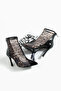 Orion Women's Transparent Heeled Boots Leopard - 5