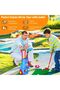 Kids Golf Set, Toddler Golf Set, Plastic Golf Cart with Wheels Balls - 4