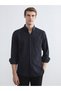 Rmz Gi̇yi̇m Farkiyla Standard Fit Long Sleeve Men's Lumberjack Shirt