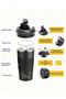 كوب حراري أنيق بسعة 380 مل مصنوع من الفولاذ المقاوم للصدأ بطبقة مزدوجة مانع للتسرب ومناسب للمشروبات الساخنة والباردة - 5