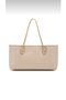 Knitted Detailed Faux Leather Dora Women's Shoulder Bag