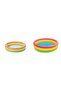3-Ring Multicolor Inflatable Baby Pool - 114x25cm, 118L