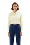 Women's Oversized Cut Low Arm Long Length Plain Woven Shirt Casual a Piece to Match Sports - 4