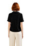 Women's Polo Neck Regular Fit Short Sleeve Wrinkle-Free Knitted Blouse All-Day Comfort and Elegance Functional - 5
