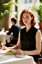 Women's Sleeveless Shirt Linen Look Woven Functional Durable Quality Comfortable Aesthetic - 2