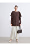 Crew Neck Ruffled Women's Tunic - 2