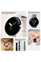 Pixel Watch LTE, Polished Silver Stainless Steel Case, Active Band in Chalk, LTE, 41mm - 8
