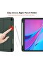 Case for iPad Pro 11 Inch (M5/M4) Trifold Stand Smart Cover with Pencil Holder (Dark Green) - 8