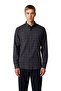 Men's Regular Fit Checkered Textured Seersucker Fabric Long Sleeve Shirt a Complement to Your Everyday Elegance - 4
