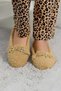 Women's Gold Buckle Winter Ballerina Shoes for Home and Outdoor Use - 5