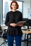 Women's Peter Pan collar Lace Detailed Long Sleeve Pleated Ruffled Woven Shirt Comfortable and Stylish Look - 3