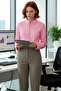 Women Textured V-Neck Long Sleeve Shirt Functional Durable Quality Comfortable Aesthetic Sports - 3
