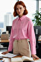 Stone Detailed Oversized Woven Women's Shirt Functional Durable Quality Comfortable Aesthetic Stylish - 3