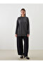 Stand Collar Oversize Women's Knitwear Tunic - 2