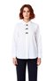 Women's Plus Size Bow Detail Long Sleeve Woven Shirt Casual and Stylish Combinations Good Quality - 4