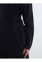 Esvab • Modern & Distinctive Stand Collar Loose Fit Women's Knitwear Tunic - 3