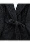 Belted Pocketed Bearded Cap - Black - 3