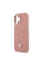 iPhone 17 Compatible Case Licensed M-Safeli Metal Camera Frame Triangle Logo Glitter Pink - 6