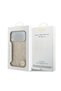 iPhone 17 Pro Max Case Licensed M-Safeli Metal Camera Framed Triangle Logo Glitter Gold - 8