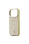 iPhone 17 Pro Compatible Case Licensed M-Safeli Metal Camera Frame Triangle Logo Glitter Gold - 6