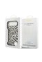 iPhone 17 Air Compatible Case Licensed M-Safeli Triangle Logo Glitter Leopard Pattern Cover Black - 7