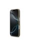 iPhone 17 Compatible Case Original Licensed Grained 4g Metal Big Logo Cover Brown - 5