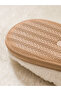 White Christmas Themed Plush Women's Slippers - 5