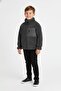 Unisex Kids Faux Wool Lined Jacket
